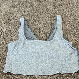 Aerie cropped tank / bralette